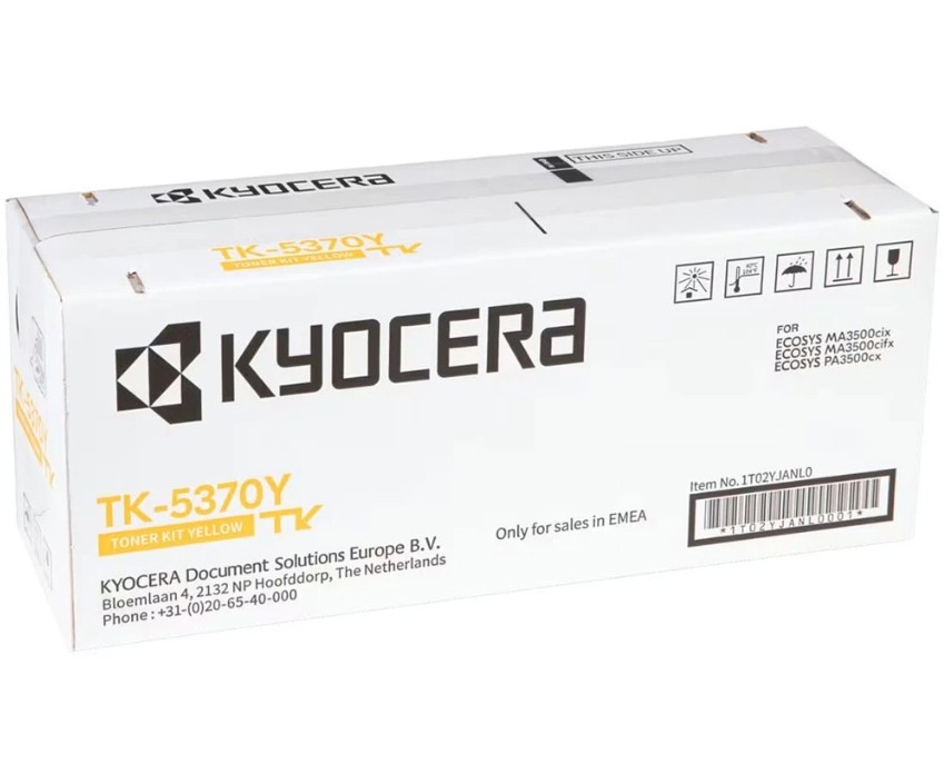 Тонер-картридж Kyocera TK-5370Y для Ecosys PA3500cx желтый 5000с 1T02YJANL0