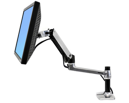 Ergotron LX Desk Mount LCD Arm Настольное крепление "Рука" для монитора высокая труба [45-295-026]