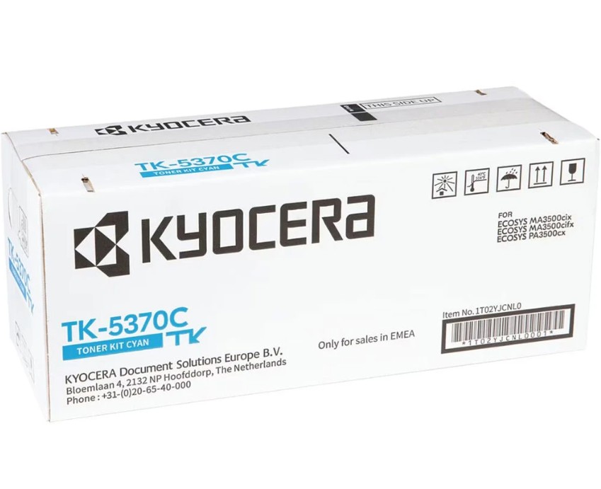 Тонер-картридж Kyocera TK-5370C для Ecosys PA3500cx синий 5000стр. 1T02YJCNL0