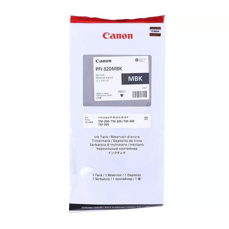 Картридж струйный Canon PFI-320MBK (2889C001) черныймат. для TM-200/205/300