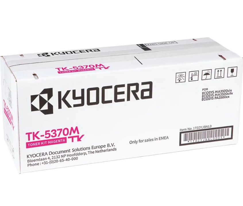 Тонер-картридж Kyocera TK-5370M для Ecosys PA3500cx пурп 5000с 1T02YJBNL0