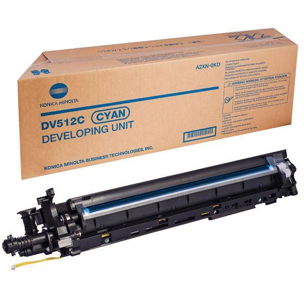Блок проявки Konica Minolta DV-512C голубой для Bizhub C224/C284/C364/C454/C554 (A2XN0KD) 600 000 стр.