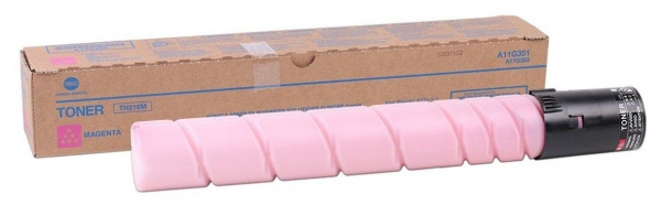 Тонер-картридж Konica Minolta TN-216M пурпурный для Bizhub C220/C280 (A11G351)26 000 стр
