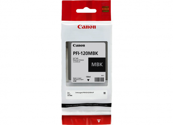 Картридж струйный Canon PFI-120 (2884C001) мат.черный (130мл) для TM-200/205
