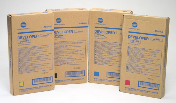 Девелопер Konica Minolta DV-610K черный для  bizhub C6000/C7000/C7000P/C70hc/C5500/C5501/C6000L/C6500/C6501/C65hc (A04P600) 200 000 стр.