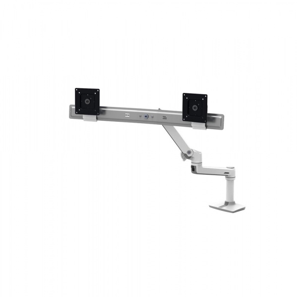 45-489-216 / Ergotron LX настольный кронштейн для двух мониторов белый