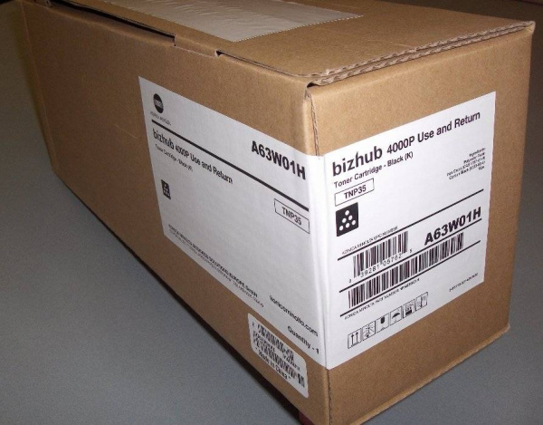 Тонер-картридж Konica Minolta  TNP-35 черный для Bizhub  4000P (A63W01H) 20 000 стр