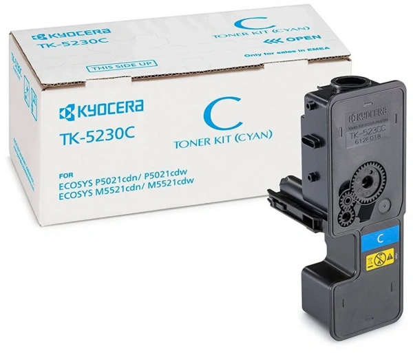 Тонер-картридж Kyocera TK-5230C (1T02R9CNL0) голубой для P5021/M5521(2200стр)